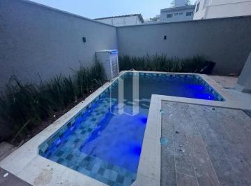 Casa · 278m² · 3 Quartos · 2 Vagas · Jardins Bolonha — Sobrado Contemporâneo com Piscina e Suíte Master com Varanda