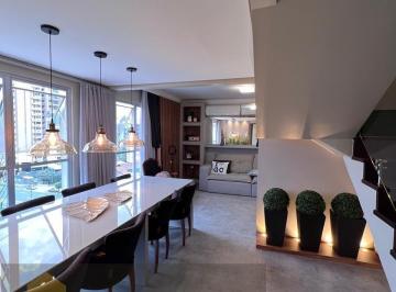 Apartamento · 144m² · 3 Quartos · 2 Vagas · Apartamento duplex semi-mobiliado e com 3 dormitórios - Ponta Aguda - Blumenau/SC