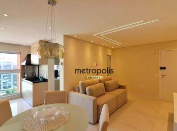 sala · Apartamento com 2 dormitórios à venda, 78 m² por R$ 870.000,00 - Vila Baeta Neves - São Bernardo do