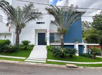 Foto 01 · Casa de luxo em condomínio: 4 suítes, 6 banheiros, 6 vagas de garagem e 418,64m² em Votorantim-SP.