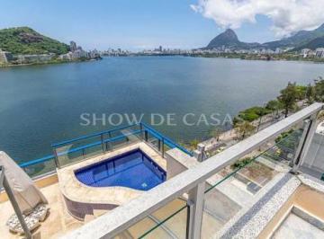 Apartamento · 495m² · 4 Quartos · 4 Vagas · Cobertura de frente para Lagoa Rodrigo de Freitas, RJ