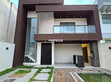 Casa · 250m² · 4 Quartos · 2 Vagas · Casa com 4 Suítes em Condomínio Fechado em Vargem Pequena
