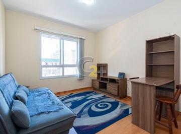 Apartamento · 28m² · 1 Quarto · 1 Vaga · Apartamento Studio, venda, Higienópolis, 1 quarto, 1 vaga, mobiliado
