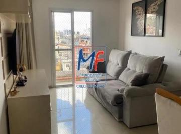 Apartamento · 68m² · 3 Quartos · Excelente apto na Vila Araguaia, com 68 m² a.u., 3 dormitórios, sala, cozinha, lavanderia, sacada, 1