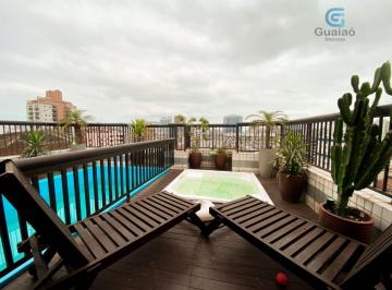 Apartamento · 354m² · 5 Quartos · 2 Vagas · Vendo linda cobertura triplex, 05 dormitórios, Aparecida, Santos