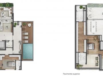 Apartamento de 4 quartos, São Paulo · Parque Global / Cobertura duplex 510m² / 47º Andar / com piscina privativa