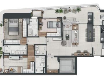 Apartamento de 3 quartos, São Paulo · Parque Global PG Residences / Residencias internacionais / Condominio Resort