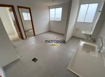 Sala e Cozinha · Apartamento com 2 dormitórios à venda, 36 m² por R$ 330.000,00 - Vila Palmares - Santo André/SP