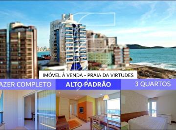 Foto 01 · Apartamento 3 quartos, uma suíte à venda, vista panorâmica para o mar, 2 vagas e lazer completo na P