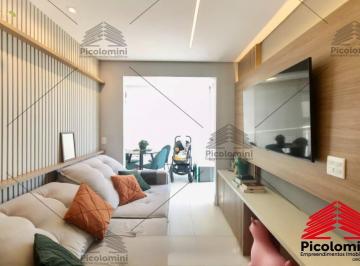 Foto 01 · Apartamento à venda,47 m²,02 quartos,sala 02 ambientes com varanda gourmet,cozinha americana,planeja