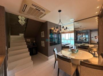 Escada e hall refinados | Borges Realty · Cobertura de luxo à venda na Barra - Costa España, Salvador