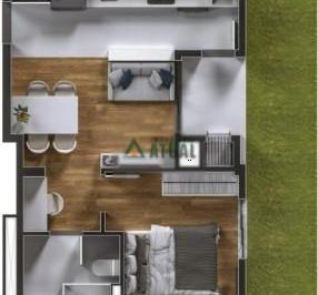 15703515230.jpg · Apartamento térreo com 01 quarto na região leste de Londrina
