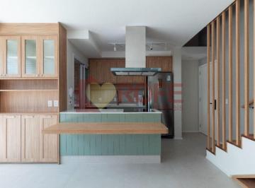 Apartamento · 82m² · 1 Quarto · 1 Vaga · Apartamento duplex com 1 dormitório à venda no Brooklin. São 82 m² com ampla suíte e lavabo. 1 vaga.