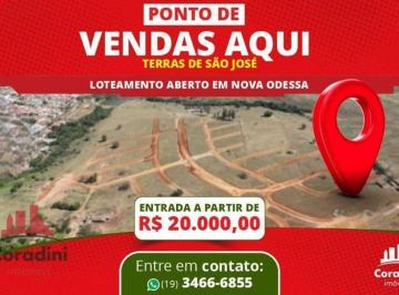531a15a24ad19af8125e73f69d75f84c3eeb3fa0 · Terreno à venda, 200 m² por R$ 180.000 - Jardim da Alvorada - Nova Odessa/SP