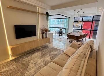Apartamento de 3 quartos, Itapema · Apartamento com 125 m² e 3 suites a venda decorado na Meia Praia