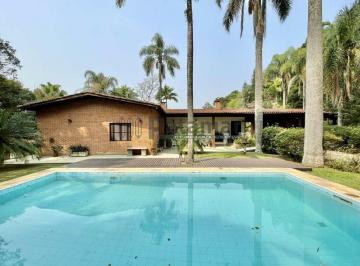Casa · 399m² · 4 Quartos · 12 Vagas · 100% TÉRREA! 3Q/1ste + ap. hóspedes, em 6.370 m²!