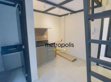 Studio  · Studio com 1 dormitório para alugar, 22 m² por R$ 2.200,00/mês - Bangu - Santo André/SP