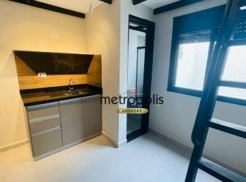 Studio · Studio com 1 dormitório para alugar, 22 m² por R$ 2.100,00/mês - Bangu - Santo André/SP