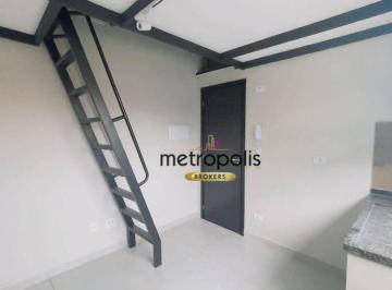 Studio · Studio com 1 dormitório para alugar, 22 m² por R$ 2.060,00/mês - Bangu - Santo André/SP