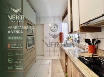 d61dd753e7cca05d8c7e62abe8b3a900aeada5fa · Apartamento com 4 dormitórios à venda, 131 m² por R$ 700.000,00 - Ponta Aguda - Blumenau/SC