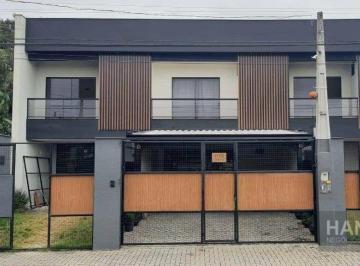 368d2676438d88cd5e89d53142b23ba4cbcce9a9 · Sobrado com 1 suíte + 2  dormitórios à venda, 112 m² por R$ 528.000 - Jardim Iririú - Joinville/SC