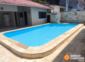 Casa · 186m² · 4 Quartos · 5 Vagas · CASÃO 4 QUARTOS 2 SUÍTES PISCINA E EDÍCULA 250M MAR ITANHAÉM SP