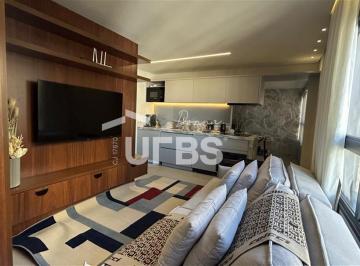 Apartamento · 51m² · 1 Quarto · 1 Vaga · Apartamento mobiliado e decorado à venda no Setor Bueno – Ritmo Bueno