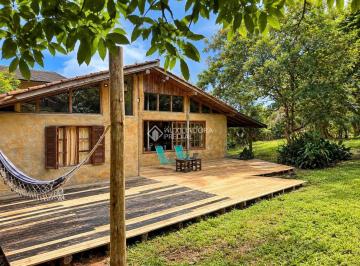 Casa · 3512m² · 2 Quartos · Casa à venda, 2 dormitórios + área verde com vista parcial para lagoa - Estrada Geral da Ibiraquera,