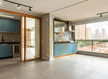 Apartamento · 134m² · 3 Quartos · 2 Vagas · Apartamento moderno na Vila Nova Conceição com 134m², 3 dormitórios (1 suíte master), varanda integr