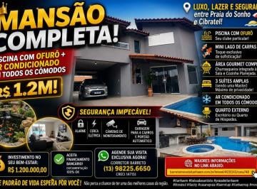 202606162129315008.png · CASA ALTO PADRÃO À VENDA NA PRAIA DO SONHO PISCINA 3 SUÍTES
