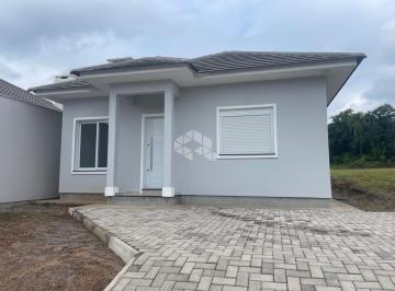 Casa · 62m² · 2 Quartos · 1 Vaga · Casa nova com 2 dormitórios em Linha Santa Cruz!