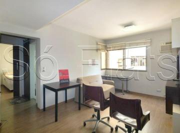 Apartamento · 42m² · 1 Quarto · 1 Vaga · Flat no Paulistania disponível locação próximo da Avenida Paulista nos Jardins.