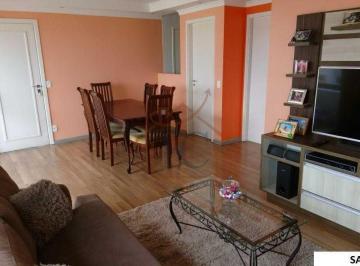 Apartamento · 106m² · 3 Quartos · 2 Vagas · Apartamento 106m² com 3 suítes, 2 vagas e terraço gourmet no Casa Branca