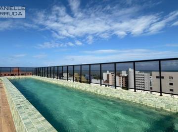 6a6fb2580287d9422fac882d4a941a5769a0bab2 · Apartamento com 1 dormitório à venda, 24 m² por R$ 440.000,00 - Ponta de Campina - Cabedelo/PB