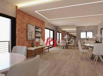 07621575ba9545bba4b2c97738e713b87d099dec · Apartamento com 2 dormitórios à venda, 70 m² por R$ 915.000,00 - José Menino - Santos/SP