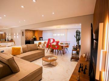 58f65817b537ef53f772da9759f26d545542c50a · Apartamento com 3 dormitórios à venda, 132 m² por R$ 1.810.000,00 - Ponta da Praia - Santos/SP