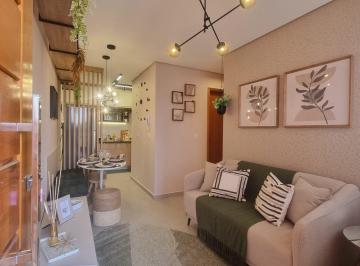 Vista das salas para cozinha · Studios metrô Tucuruvi, 2 Dorms, com ou sem vaga
