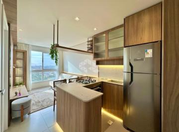 Apartamento · 33m² · 1 Quarto · 1 Vaga · Apartamento de 1 dormitório, mobiliado e decorado, com 46,44m², churrasqueira