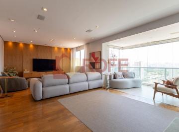 Apartamento · 198m² · 4 Quartos · 3 Vagas · Apartamento Brooklin 198 m² - Alto padrão, 4 quartos, varanda gourmet e lazer completo