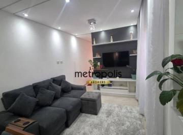 Sala  · Apartamento à venda, 58 m² por R$ 396.000,00 - Parque Novo Oratório - Santo André/SP