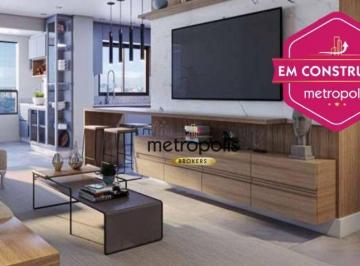 60c0b3ef5e7953b59ad7cb897f937901be8269c2 · Apartamento com 3 suítes à venda, 127 m² por R$ 1.563.000 - Centro - Santo André/SP