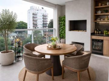 Área gourmet decorada.
Imagem meramente ilustrativa. · Apartamento com 3 suites, sacada, área gourmet, 3 vagas de garagem, Bairro Jrd América, Caxias do Su