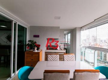 f0aff7f74ed92eab79b8f1f0c3b3e1dcd88fb72c · Apartamento à venda, 125 m² por R$ 1.680.000,00 - Boqueirão - Santos/SP