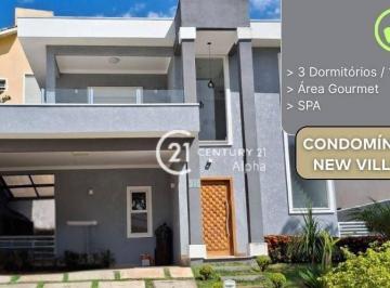 f82bb5c906c4048d20b424beda965271fac5a407 · Casa com 3 dormitórios à venda, 212 m² por R$ 1.750.000,00 - New Ville - Santana de Parnaíba/SP