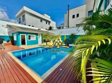 367a010db412c2ce71cc4f4f600343beafa03773 · Casa com 4 dormitórios à venda, 324 m² por R$ 3.000.000,00 - Condomínio New Ville - Santana de Parna