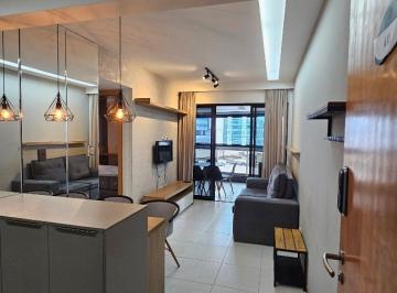 Foto 05 · OPORTUNIDADE,  apartamento para aluga, mobiliado,  um quarto, sendo suíte, excelente localização, Sa