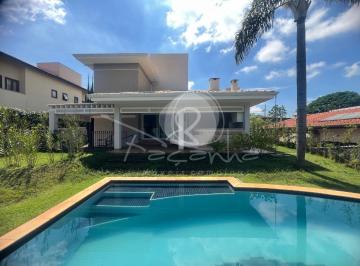 Foto 01 · Casa em Condomínio de Alto Padrão em Alphaville Campinas-SP: 3 suítes, 4 vagas, 256m²