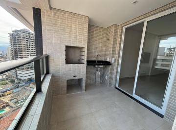 Apartamento de 2 quartos, Praia Grande · Apartamento Guilhermina 2 Quartos com churrasqueira carvão
