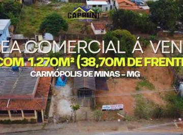 Terreno · 1270m² · 3 Quartos · Area com 1.270m² à venda, na Avenida Nossa Senhora de Fátima, 781, Carmópolis de Minas - MG.