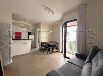 Apartamento · 42m² · 1 Quarto · 1 Vaga · Flat no Personal contendo 42m², 1 dormitório e 1 vaga de garagem disponível para locação em Moema.